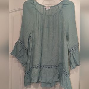 GUC New Direction Seafoam Tunic Women's XLarge